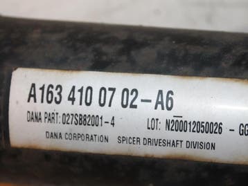 Tussenas Mercedes ML-Klasse O120235