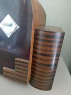 Horloge - Art déco Bois, Laiton - 1930-1940