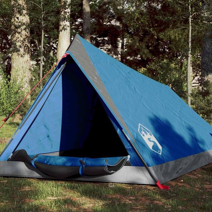 vidaXL Tent 2-persoons waterdicht blauw, Caravanes & Camping, Tentes, Envoi