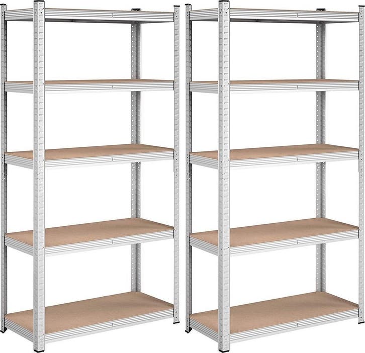 Stellingkast - set van 2 stellingkasten - 180x90x40cm - tot, Maison & Meubles, Armoires | Étagères, Envoi