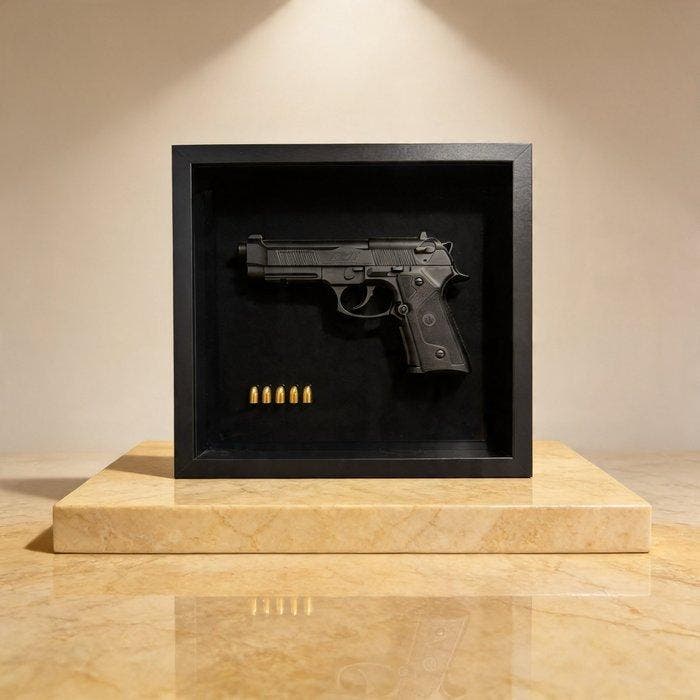 Matis Nathalie /FalenArt - Gun of silence, Antiek en Kunst, Kunst | Designobjecten