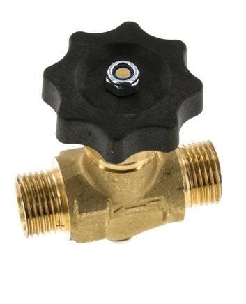 G 1/2 Robinet à boisseau sphérique laiton filetage mâle 40, Verzenden