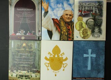 Vaticaan. 2005/2006, 6 x PROBE sets Benoît XVI (Zonder