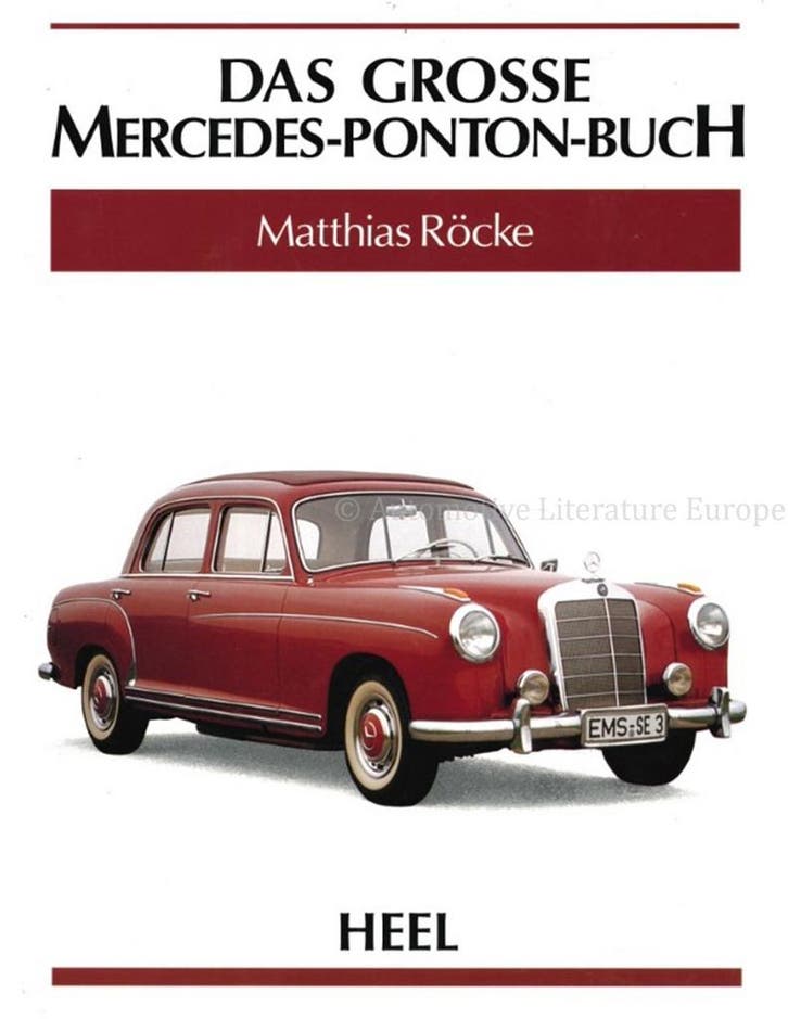 DAS GROSSE MERCEDES PONTON BUCH, Livres, Autos | Livres, Enlèvement ou Envoi
