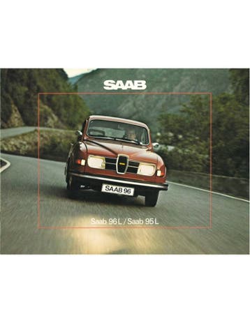 1976 SAAB 95L 96L V4 BROCHURE NEDERLANDS