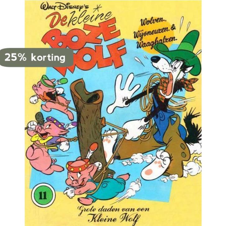 Wolven, wijsneuzen en waaghalzen / De kleine boze wolf / 11, Boeken, Overige Boeken, Gelezen, Verzenden