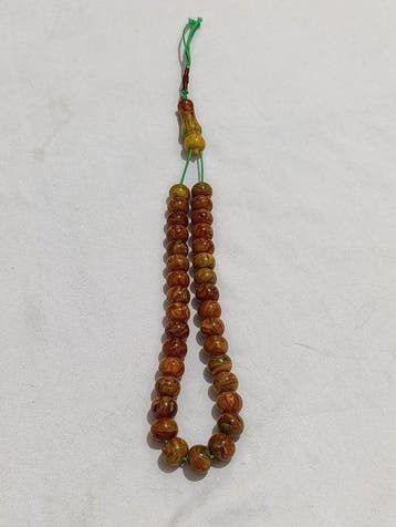 Chapelet - Ambre - 1970-1980 - Chapelet de perles de prière