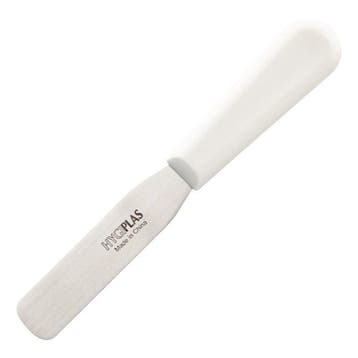 Paletmes recht RVS wit | 10(l)cm Hygiplas, Verzenden