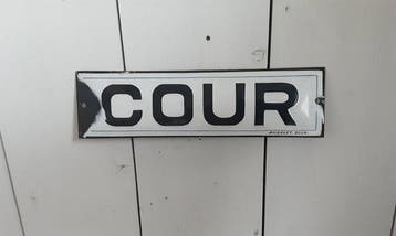 Cour - Emaille bord - Emaille