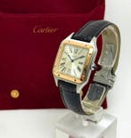 Cartier - Santos Dumont Large Gold/Steel - W2SA0011 - Heren, Nieuw