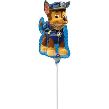 Paw Patrol Folie Ballon Chase Mini 36cm, Verzenden, Nieuw