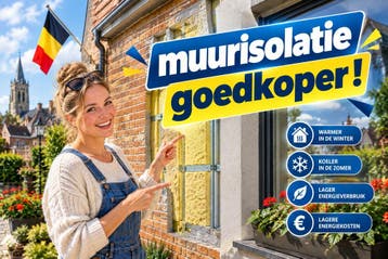 MUURISOLATIE PRIJZEN DEZE MAAND VEEL (max 49%) GOEDKOPER !, Nieuw