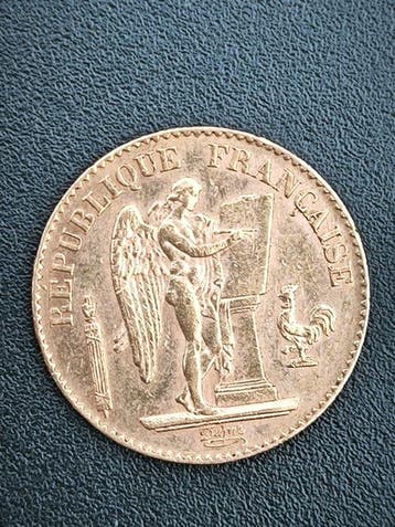 Frankrijk. 20 Francs 1896-A Génie (Zonder minimumprijs)