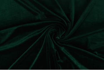 10 meter stretch fluweel - Donkergroen, Hobby en Vrije tijd, Stoffen en Lappen, Verzenden, 120 cm of meer, Polyester, Groen