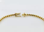 Armband - 14 karaat Geel goud - 2.99ct. tw. Diamant
