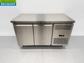 Acier inoxydable HCB Établi réfrigéré 2 portes 136 cm 230V, Verzenden