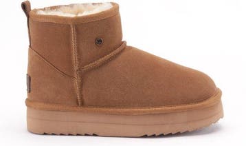 Warmbat Wallaby  Maat 39 Suede boot Plateau Dames Laarzen..., Verzenden, Nieuw