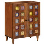 vidaXL Dressoir Walnotenhout 60 x 33 x 75 cm Massief Mango, Verzenden, Nieuw