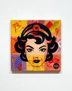 FKDL (1963) - Star Sister I, peinture originale sur toile, Antiek en Kunst