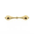 Gouden broche van een mutsenbel, Handtassen en Accessoires, Broches, Ophalen of Verzenden, Gebruikt, Overige kleuren, Goud