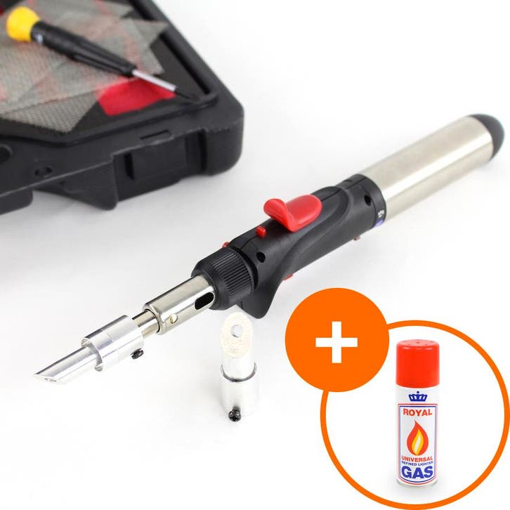Datona Kunststof lasapparaat + gratis gasbus (200ml) -, Bricolage & Construction, Outillage | Autres Machines, Enlèvement ou Envoi