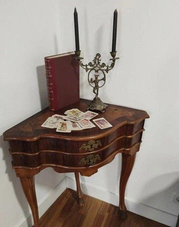 Kabinet - Hout - gelakt credenza in Venetiaanse stijl, Antiquités & Art