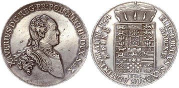 Duitsland, Saksisch-Albertijnse Linie. Xaver 1763-1768.