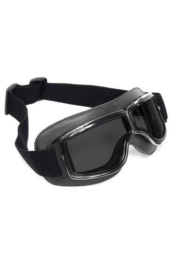 KIMU® Goggles Motorbril Skibril Bril Zwart Montuur Zwarte Gl, Ophalen of Verzenden, Nieuw