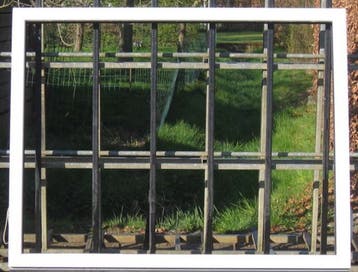pvc raam , chassis , venster ,kozijn 187 x 145 wit, Doe-het-zelf en Bouw, Raamkozijnen en Schuifdeuren, Kunststof, Raamkozijn