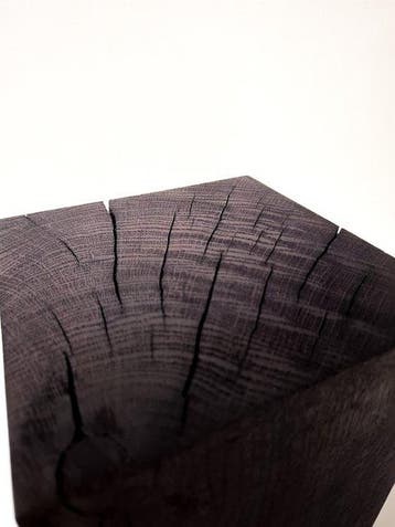 THE FOREST - Bijzettafel - Eik - Deep Purple