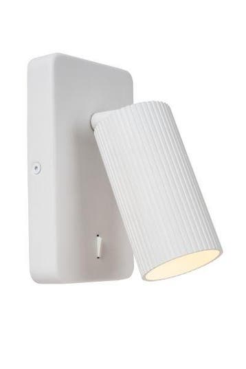 Lucide CLUBS - Wandspot - 1xGU10 - Wit -, Huis en Inrichting, Verzenden, Nieuw