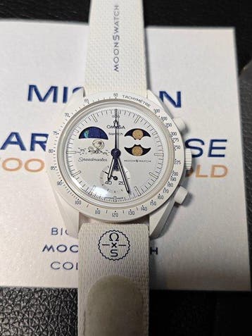 Omega x Swatch - MoonSwatch Mission to Earthphase - Sans, Nieuw