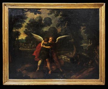 Flemish Master (c. 1600) - Jacob Wrestling with the Angel
