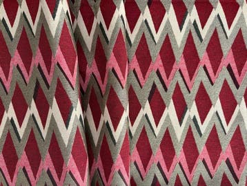 Élégant tissu gobelin avec motif géométrique all-over en