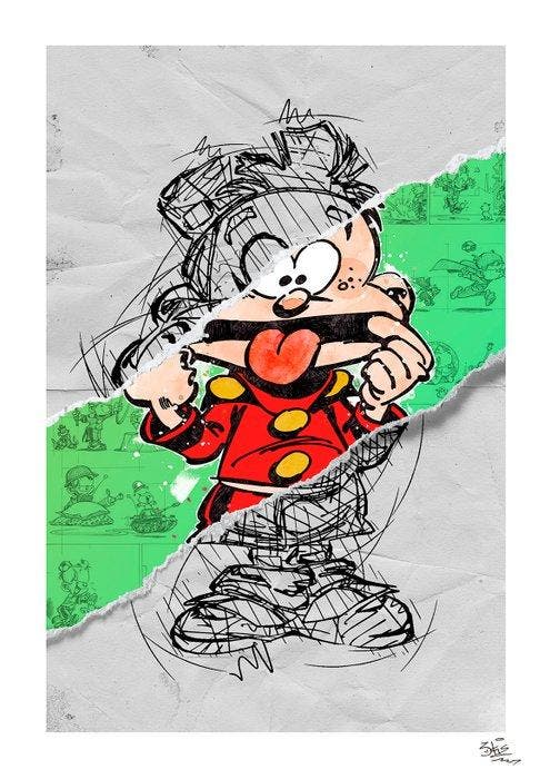 SKE - Born to Be Badass - Green Ed, Antiek en Kunst, Kunst | Designobjecten