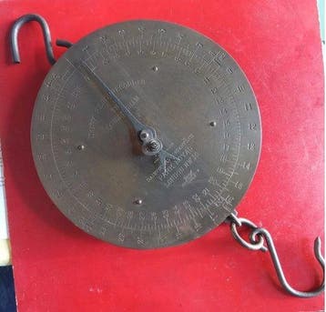 Salter - Salter - Échelle - Fer, Laiton - Une balance à