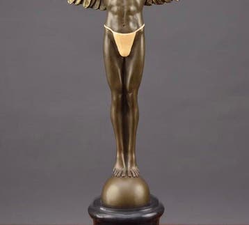 Statue, Exclusief sculptuur van Icarus 41 cm - 41 cm -