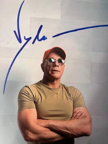 Jean Claude Van Damme - Signed in person (2024) - Jcvd photo, Nieuw