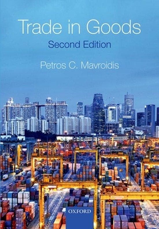 Trade in Goods 9780199689750 Petros C. Mavroidis, Boeken, Taal | Engels, Gelezen, Verzenden