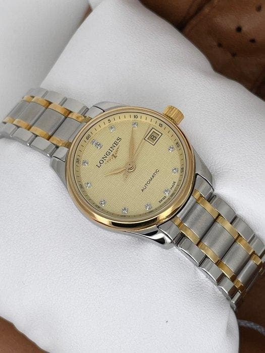 Longines - Master Collection Date Diamonds Automatic Lady -, Handtassen en Accessoires, Horloges | Antiek