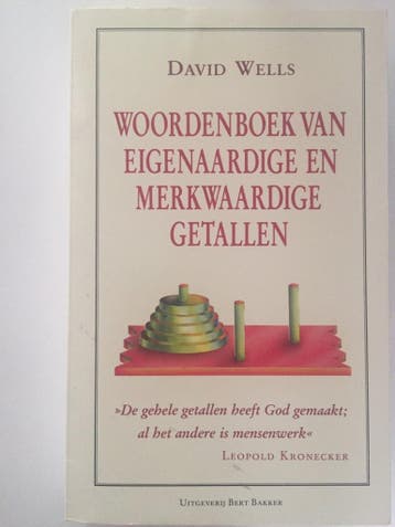 Woordenboek van eigenaardige en merkwaardige getallen Wells, Verzenden, Gelezen, Wells