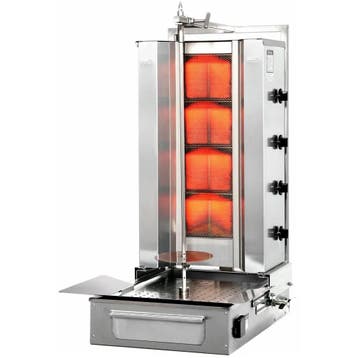 Dönergrill | SERIE F | Gas | 4 Branders | 14kW (4x 3.5kW) |, Verzenden, Nieuw in verpakking