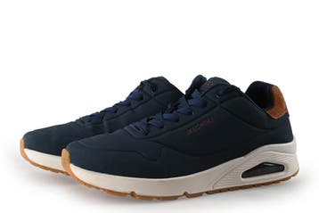 Skechers Sneakers in maat 43 Blauw, Kleding | Heren, Schoenen, Zo goed als nieuw, Skechers, Sneakers, Verzenden