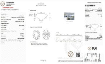 Sans prix de réserve - Bague de fiançailles - 18 carats Or