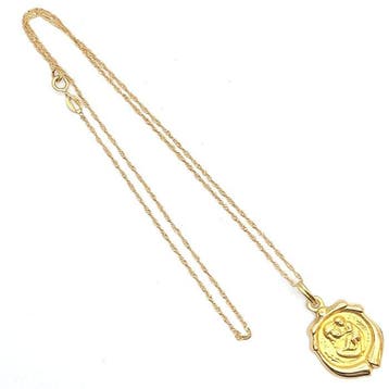 Ketting met hanger - 18 karaat Geel goud