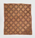 African Raffia fiber Shoowa from the Kuba people. - Congo.