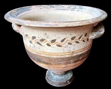 Oud-Grieks, Magna Graecia Terracotta Daunische klokvormige