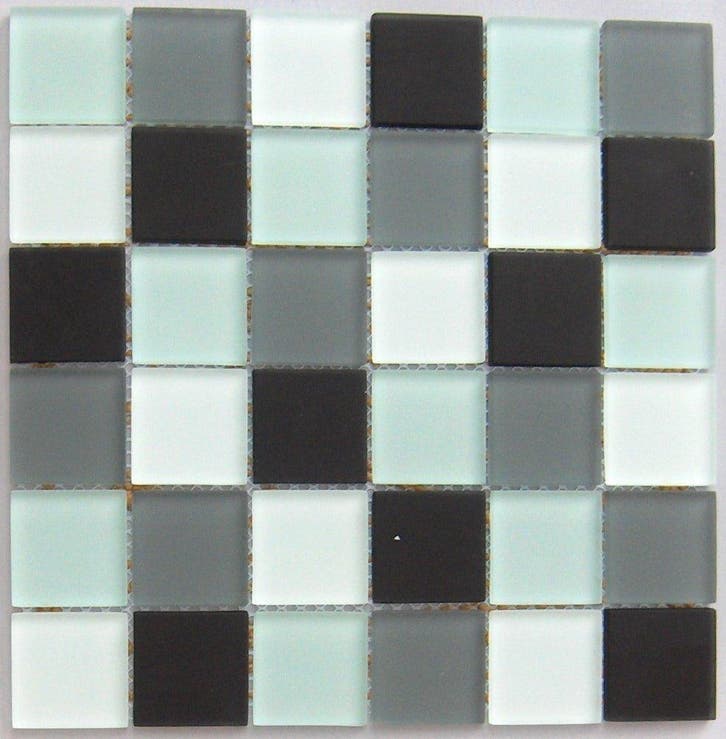 Wand Mozaïek Tegels Factory Glas Zwart Groen Groot - Matj.., Doe-het-zelf en Bouw, Tegels, 20 tot 40 cm, 20 tot 40 cm, 10 m² of meer