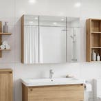 vidaXL Badkamerspiegelkast Ambachtelijk Eiken 60 x 14,5 x 50, Verzenden, Nieuw