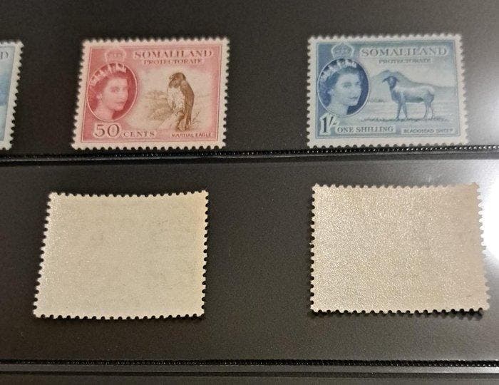 Somaliland - Brits Protectoraat 1953/1960 - Serie compleet., Postzegels en Munten, Postzegels | Europa | UK